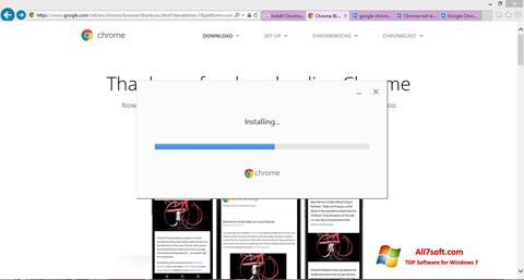צילום מסך Google Chrome Offline Installer Windows 7
