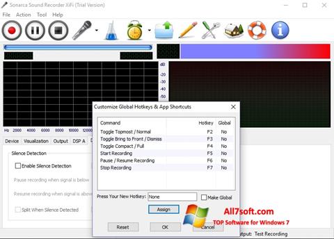 צילום מסך Absolute Sound Recorder Windows 7