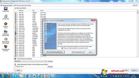 צילום מסך BadCopy Pro Windows 7