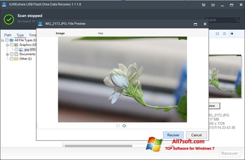 צילום מסך USB Flash Drive Recovery Windows 7