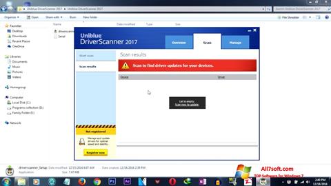 צילום מסך DriverScanner Windows 7