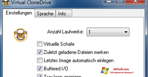 צילום מסך Virtual CloneDrive Windows 7