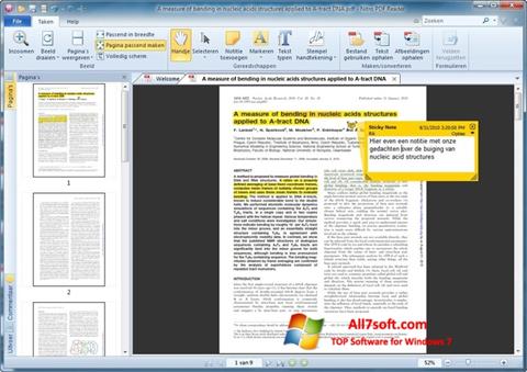 צילום מסך Nitro PDF Reader Windows 7