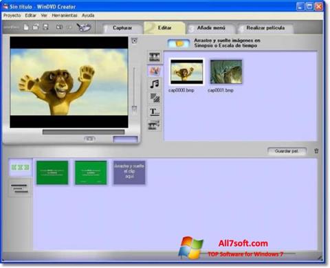 צילום מסך WinDVD Creator Windows 7