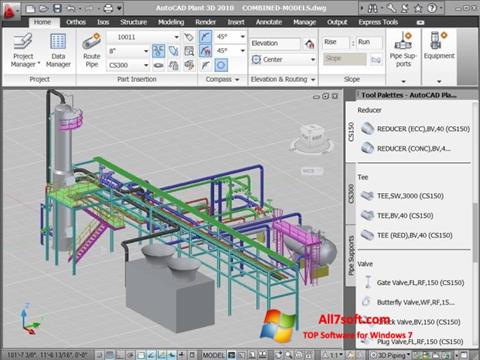 צילום מסך AutoCAD Windows 7