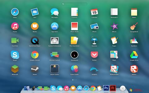 צילום מסך OS X Flat IconPack Installer Windows 7