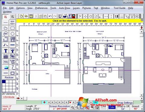 צילום מסך Home Plan Pro Windows 7
