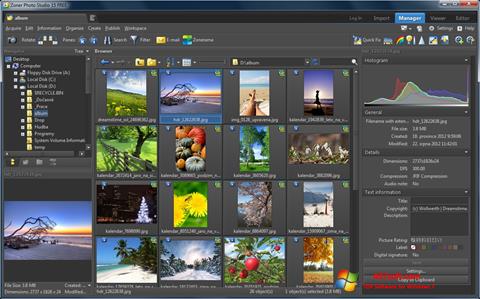 צילום מסך Zoner Photo Studio Windows 7