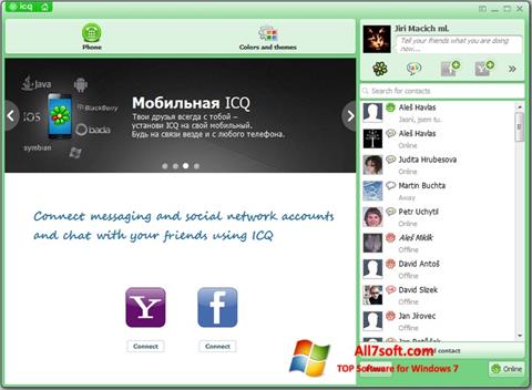 צילום מסך ICQ Windows 7