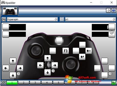 צילום מסך Xpadder Windows 7