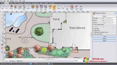 צילום מסך Realtime Landscaping Architect Windows 7
