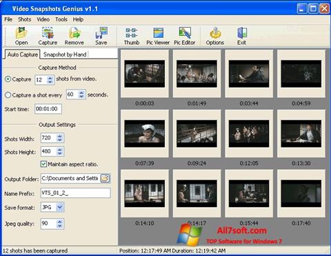 צילום מסך SnapShot Windows 7