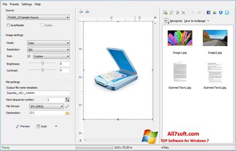 צילום מסך WinScan2PDF Windows 7