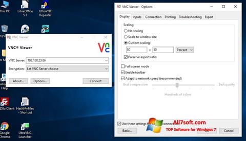 צילום מסך VNC Windows 7