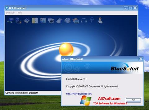 צילום מסך BlueSoleil Windows 7