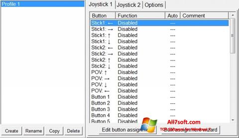 צילום מסך JoyToKey Windows 7