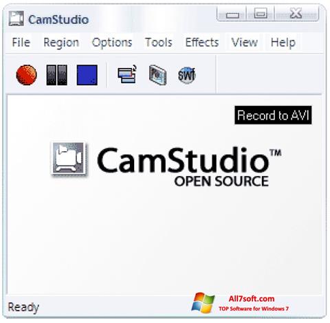 צילום מסך CamStudio Windows 7