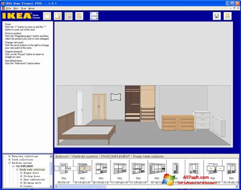 צילום מסך IKEA Home Planner Windows 7