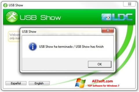 צילום מסך USB Show Windows 7
