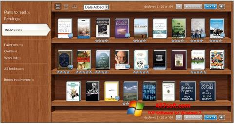 צילום מסך Bookshelf Windows 7