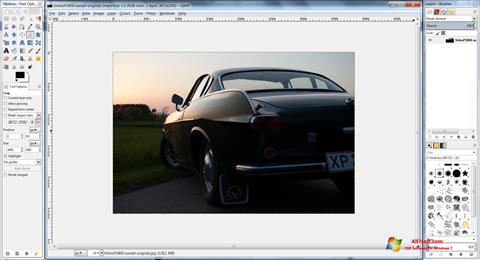צילום מסך GIMP Windows 7