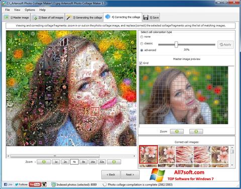 צילום מסך Photo Collage Maker Windows 7