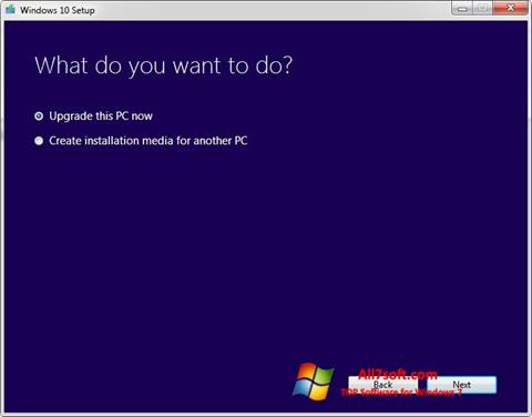 צילום מסך Media Creation Tool Windows 7