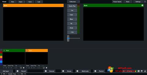 צילום מסך vMix Windows 7
