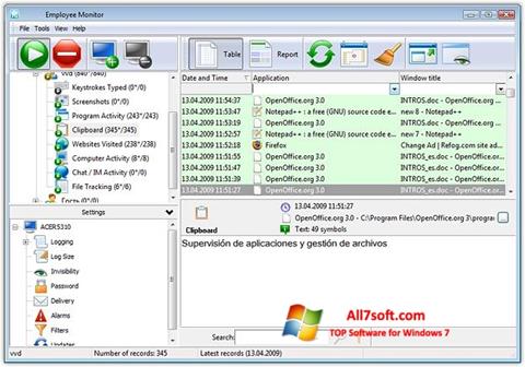 צילום מסך Keylogger Windows 7