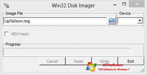 צילום מסך Win32 Disk Imager Windows 7