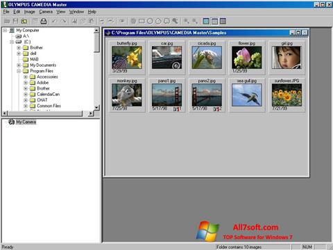 צילום מסך Olympus Master Windows 7