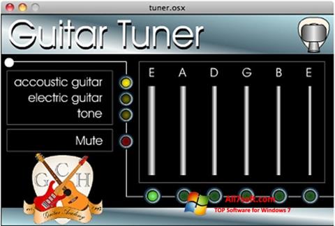 צילום מסך Guitar Tuner Windows 7