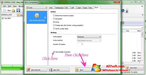 צילום מסך Nero Image Drive Windows 7
