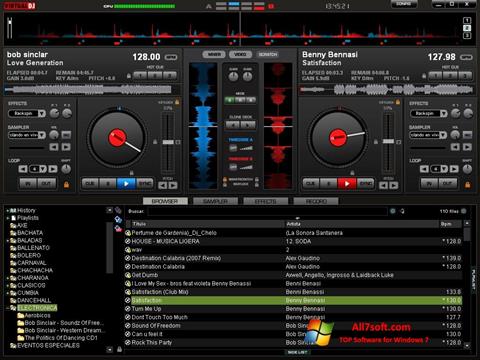 צילום מסך Virtual DJ Pro Windows 7