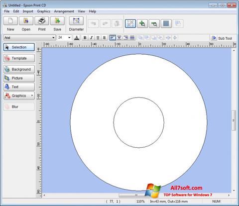צילום מסך EPSON Print CD Windows 7