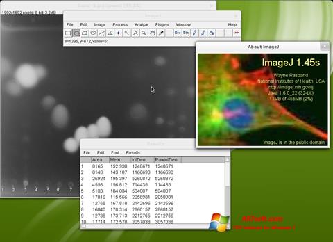 צילום מסך ImageJ Windows 7