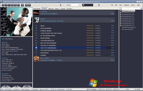 צילום מסך Foobar2000 Windows 7