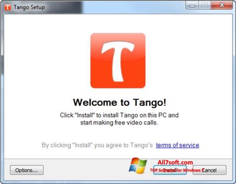 צילום מסך Tango Windows 7