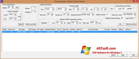 צילום מסך Virtual Audio Cable Windows 7