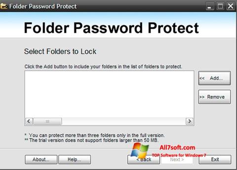 צילום מסך Password Protect USB Windows 7