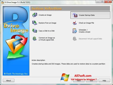 צילום מסך R-Drive Image Windows 7