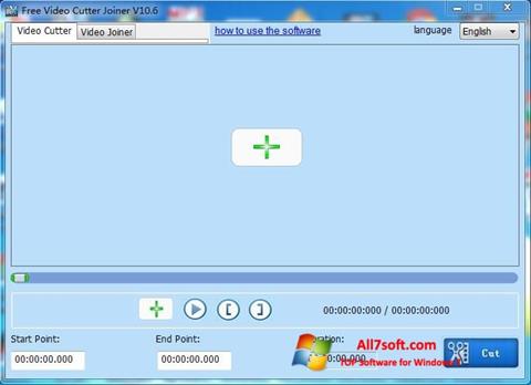 צילום מסך Free Video Cutter Windows 7