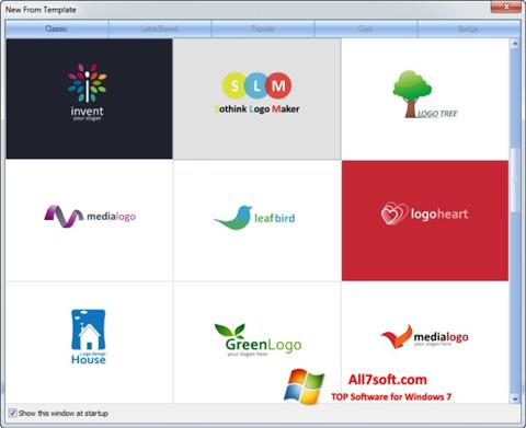 צילום מסך Sothink Logo Maker Windows 7
