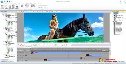 צילום מסך VSDC Free Video Editor Windows 7